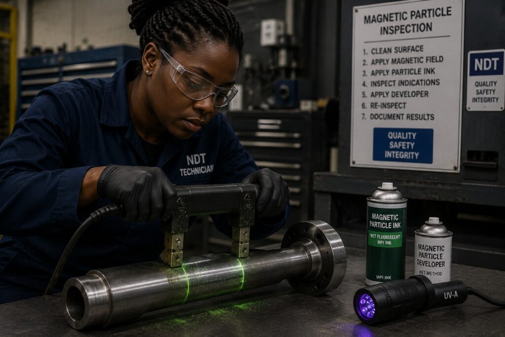 magnetic particle inspection
